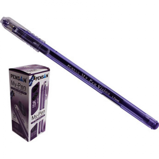 Ручка кулькова, фіолетова My-Pen, Імп Фото