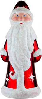 Новогодняя фигура Дед Мороз гальв 30*13см пластик