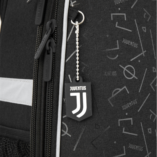 Рюкзак школьный каркасный Kite Education FC Juventus для мальчиков 995 г 38 x 29 x 16 см 16 л Черный (JV20-531M) Фото