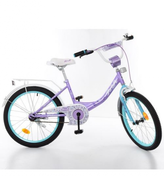 Велосипед детский PROF1 20д. Y2015 (1шт) Princess,сирен-мятн,звонок,подножка Фото