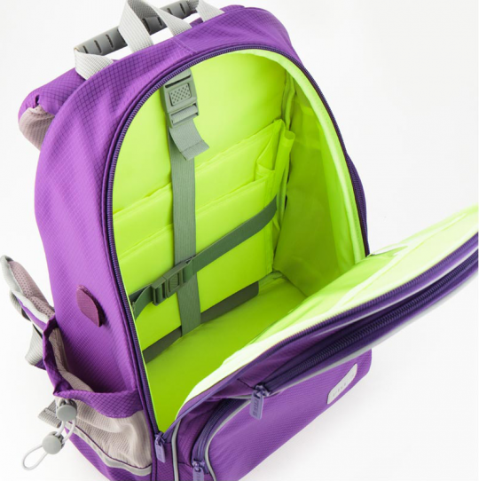 Рюкзак полукаркасный школьный Kite Education Smart для девочек 38 x 28 x 15 см 16-25 л Фиолетовый (K19-702M-2) Фото