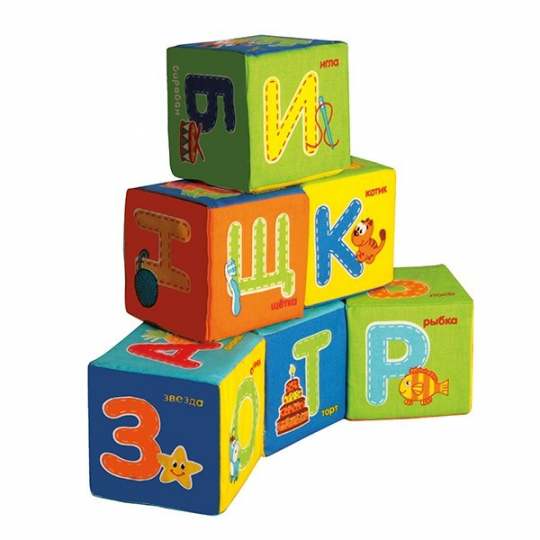 Набор мягких кубиков «Азбука» VT1401-01 Фото