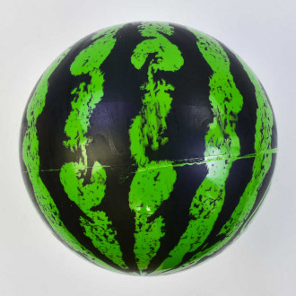 Мяч детский резиновый С 34556 (500) &quot;Арбуз&quot; 60 грамм, 9 дюймов.