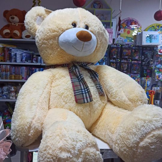 Медведь Бруно 165 см персиковый Фото