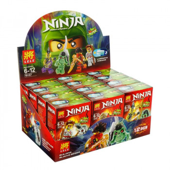 Конструктор Ninja 6 видов ниндзя 2 в 1, цена за блок