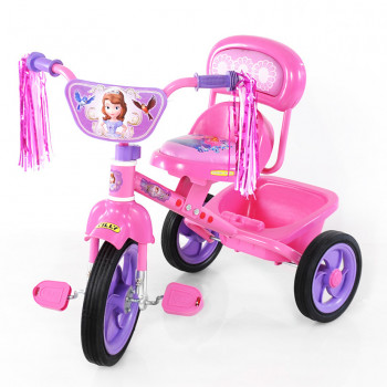 Велосипед трехколесный для девочки розовый (BT-CT-0008)