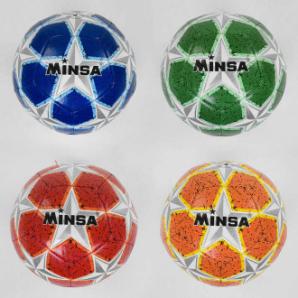 Мяч Футбольный С 40099 (60)  №5 - 4 цвета, материал TPЕ, 400-420 грамм, резиновый баллон с ниткой