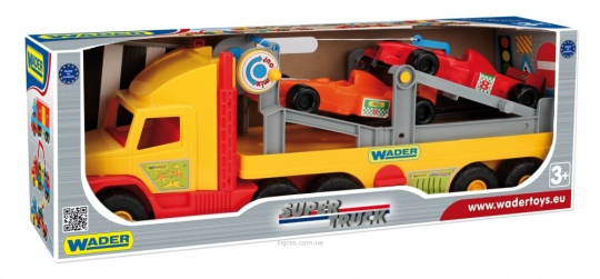 Игрушечный эвакуатор Super Truck с авто Формула Фото