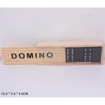 Домино B15623 в деревянном футляре 15*3*4см
