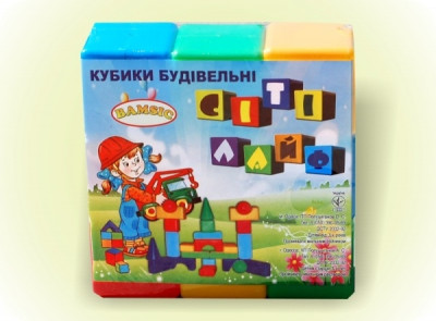 Кубик &quot;9&quot;, большой, в сетке 24*24*9см, ТМ BAMSIC, произ-во Украи