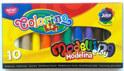 Масса для моделирования, 10 цветов, ТМ Colorino