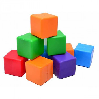 Кубики цветные 12 штук