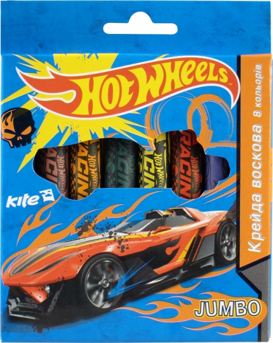 Карандаши 'Kite'  8 цв. 'Hot Wheels' №HW14-076K Фото