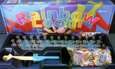 Набор резинок для плетения Rainbow Loom оригинал с профессиональным станком