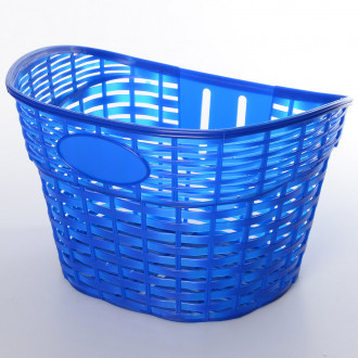 Кошик (корзинка для велосипеда 12-16 дюймов)AS1909 для 12-16 д., пластик, синій, розмір 26-17-20 см.
