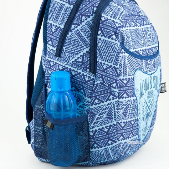 Рюкзак мягкий молодежный Kite Education Maui для девочек 690 г 45 x 30 x 21 см 28 л Голубой (K18-808L-1)  Фото