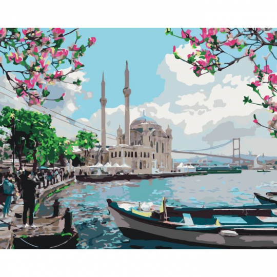 Картины по номерам - Турецкое побережье (КНО2166) Фото