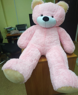 Медведь Игорь 120см, розовый