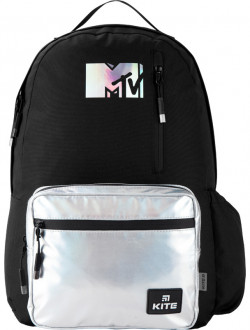Рюкзак для города Kite City MTV для девочек 520 г 44 x 29.5 x 15 17 л черно-серебряный (MTV20-949L-3)