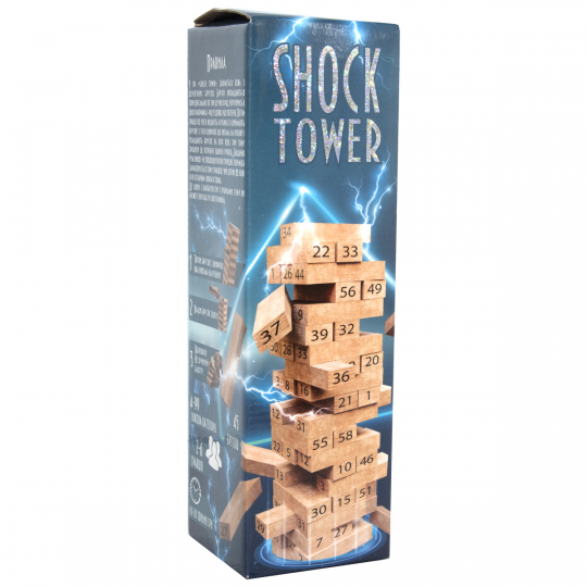 Розважальна гра 30858 (укр) &quot; Shock Tower&quot;, в кор-ці 28-8,2-8,2 настольная игра вега vega Фото