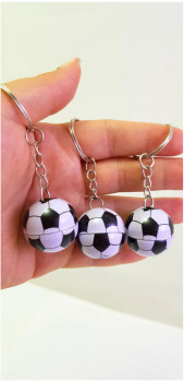Брелок пластик Мяч футбольный цена за упак(12шт) 5-549 (2132)