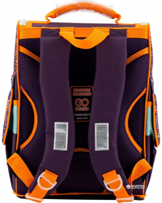 Каркасный рюкзак GoPack 34х26х13 см 11 л для девочек Коричневый (GO18-5001S-4) Фото