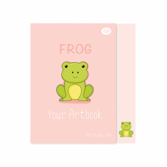 Блокнот TM Profiplan &quot;Artbook frog&quot;, A5 Фото