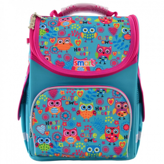 Школьный каркасный рюкзак Smart 12 л PG-11 «Funny owls» (555930) Фото