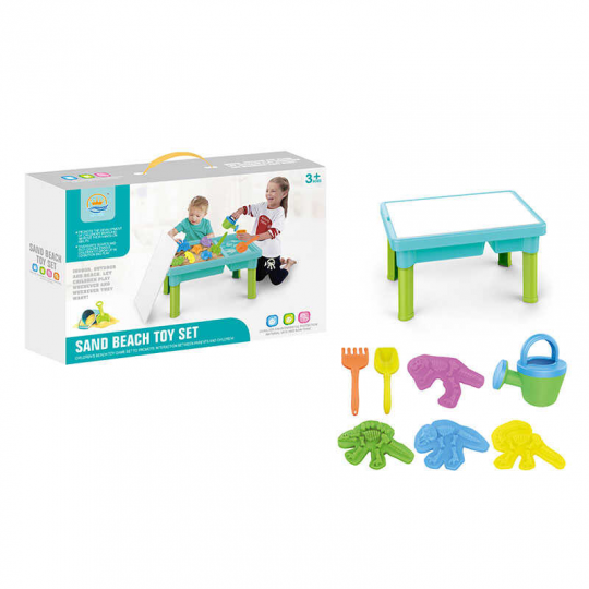Игровой столик для песка и воды R 399-8 (24) с аксессуарами, в коробке Фото