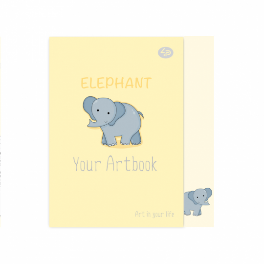 Блокнот TM Profiplan &quot;Artbook elephant&quot;, A6 Фото