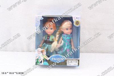 Кукла &quot;Frozen &quot; 9247 (120шт/2) Анна и Эльза, в кор.16*5*18см
