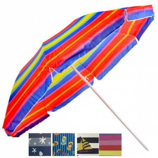 Зонт пляжный диаметр 2.4м Фото