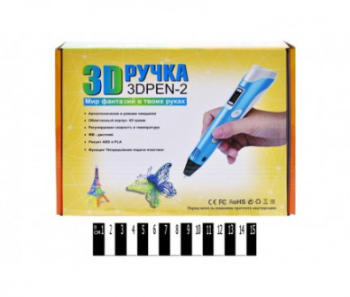 Набір 3D-ручка в коробці 3D PEN-2 (E9910)