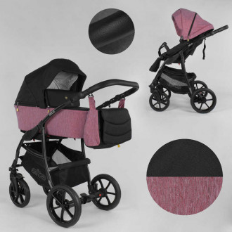 Детская коляска 2 в 1 Expander ELITE  ELT-60305 (1) цвет Rose, ткань с водоотталкивающей пропиткой