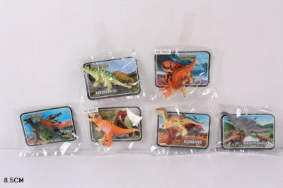 Герои динозавры TB001 (1800шт/2) 6 видов, в пакете 8, 5см