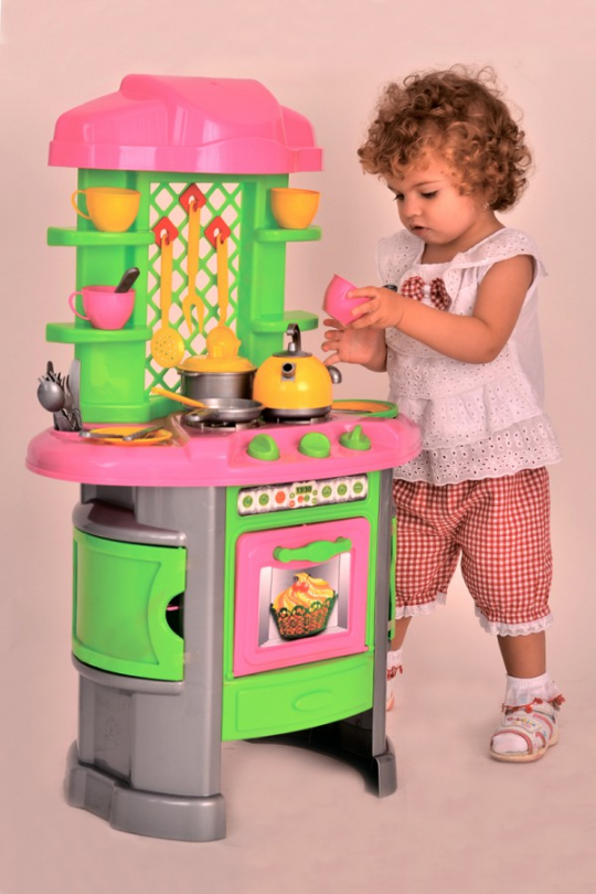 Детская игрушечная Кухня-8, высота 82 см Фото