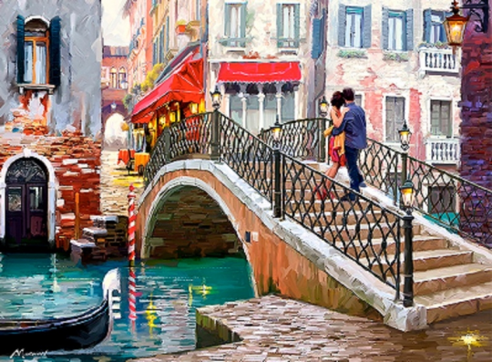 Кастор пазлы 2000 &quot; Мост, Венеция&quot; 92*68 /14/ Фото