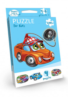 Пазлы детские, развивающие «Puzzle For Kids», серия 2, в кор.9*2,5*13см (32шт)