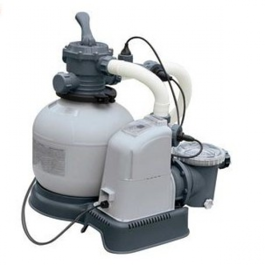 Песочный хлоргенератор + фильтр-насос для дезинфекции воды Intex 28676, от сети 220 Фото