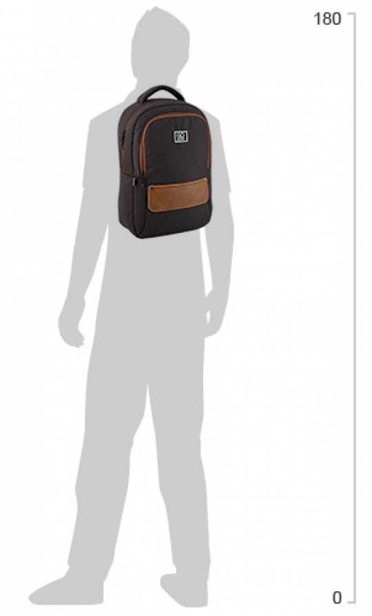 Рюкзак для города GoPack Сity унисекс 475 г 44.5 х 28 х 13 см 18 л Коричневый (GO20-152L-2) Фото