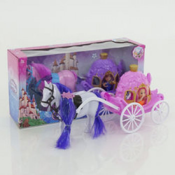 Игровой набор карета принцессы с лошадкой 2 вида