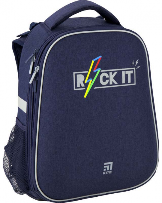 Рюкзак школьный каркасный Kite Education Rock it для мальчиков 1000 г 38 x 29 x 16 см 35 л Темно-синий (K20-531M-2) Фото