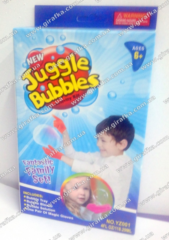 Мыльные пузыри - набор с волшебными перчатками Фото