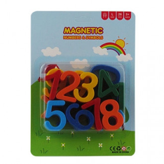 Магнит Цифры цветные на планшете 26шт HN6064 10-41 (23516)
