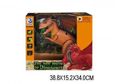 Животные 9988A(12шт) динозавр, батар, звук, свет, в кор.38, 8*15, 2*34см