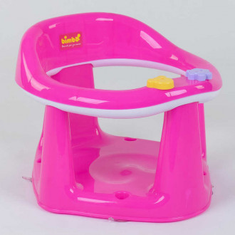 гр Детское сиденье для купания на присосках BM-01611 PINK (1) &quot;BIMBO&quot; цвет РОЗОВЫЙ, в коробке