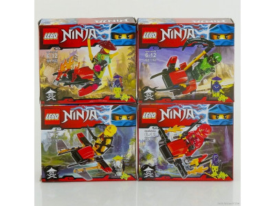 Конструктор &quot;Ninja&quot; 4 вида в кор. /480/
