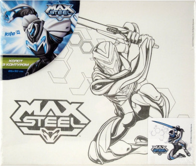 Холст с контуром Max Steel (25*30см) МХ14-218К