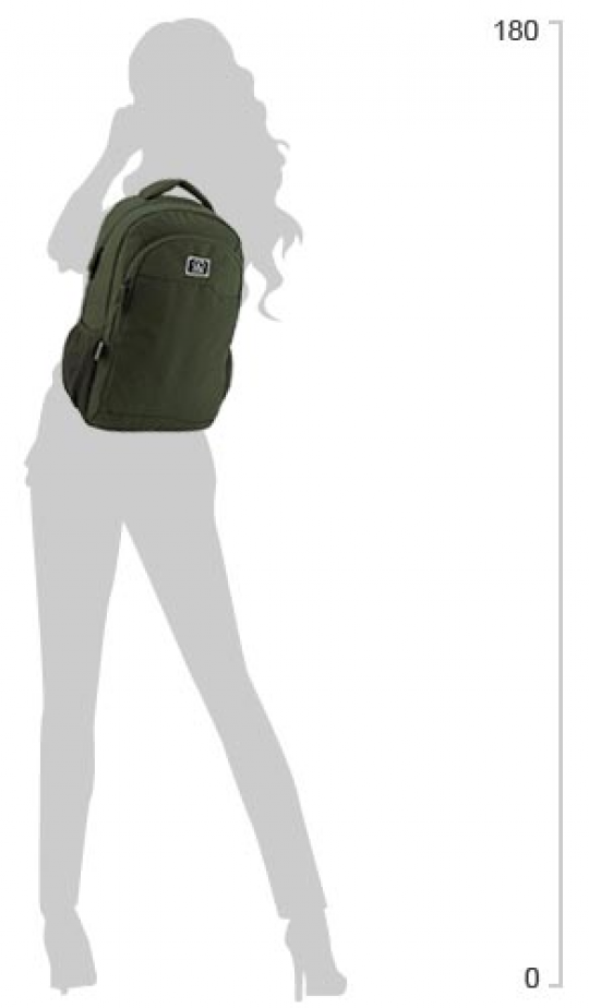 Рюкзак молодежный GoPack 0.52 кг 46.5x29x14 см 22 л Хаки (GO19-142L-2) Фото