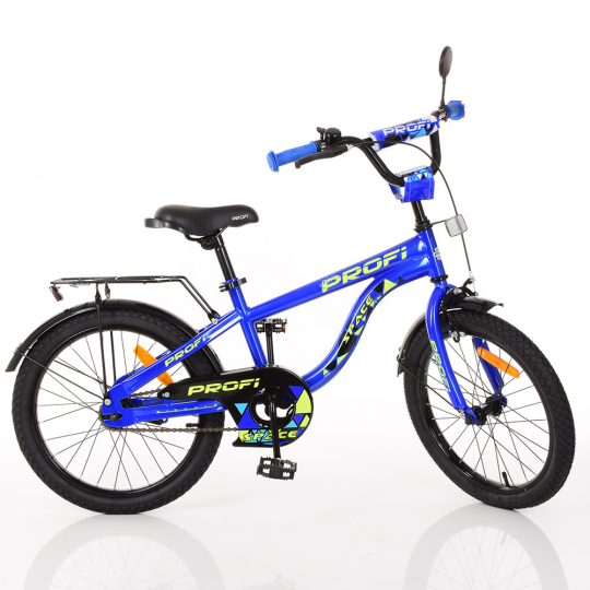 Велосипед детский PROF1 20д. T20151 (1шт)Space,синий,звонок,подножка Фото